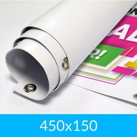 Stampa striscioni banner, microforato, bifacciale, retroilluminato 450x150 - PegPoint