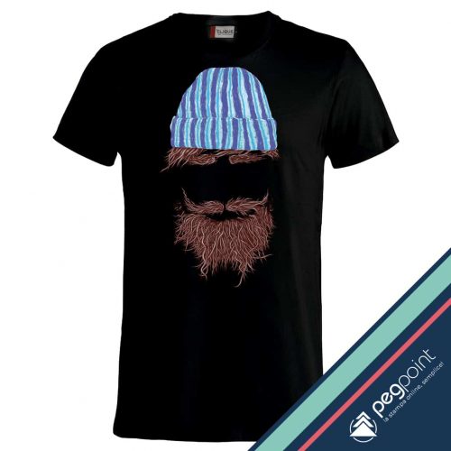 T-shirt Unisex Barber stampa digitale diretta - PegPoint