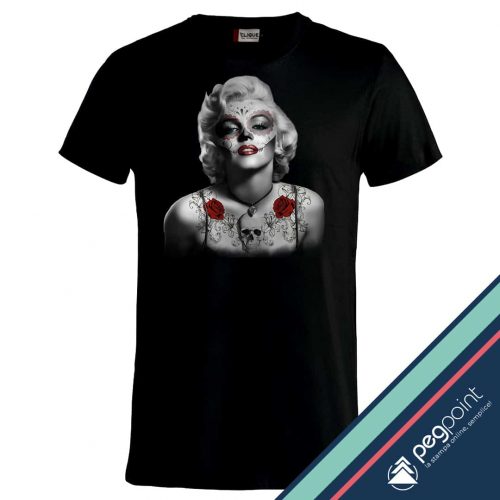 T-shirt Unisex Marylin Monroe stampa digitale diretta - PegPoint