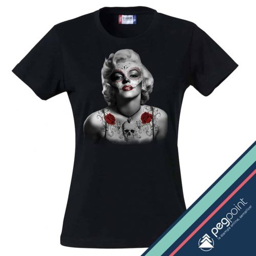 T-shirt Unisex Marylin Monroe stampa digitale diretta - PegPoint T-shirt Unisex Marylin Monroe stampa digitale diretta - PegPoint
