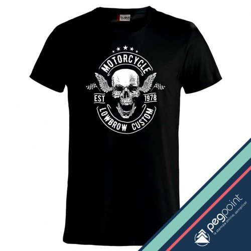 T-shirt Unisex Motorcycle Club 1978 stampa digitale diretta - PegPoint