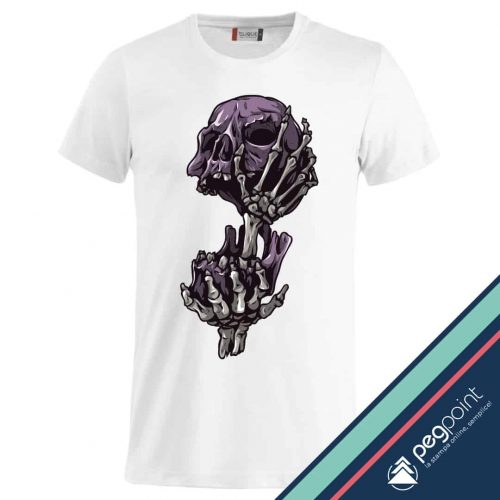 T-shirt Unisex Skull Teschio stampa digitale diretta - PegPoint