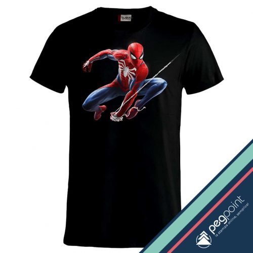T-shirt Unisex SpiderMan Uomo Ragno stampa digitale diretta - PegPoint