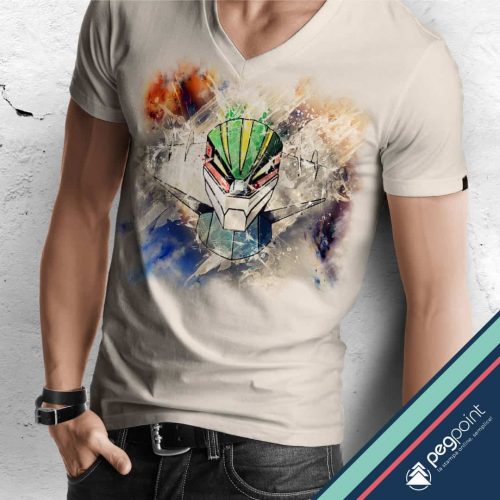 T-shirt Unisex Jeeg Robot d'acciaio Kotetsu Jeeg stampa digitale diretta - PegPoint