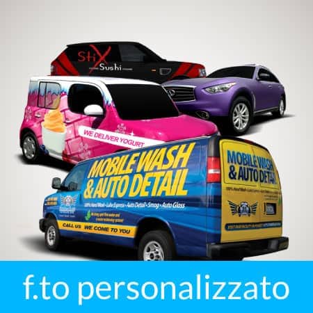 Pvc adesivo per auto e moto formato personalizzato - PegPoint