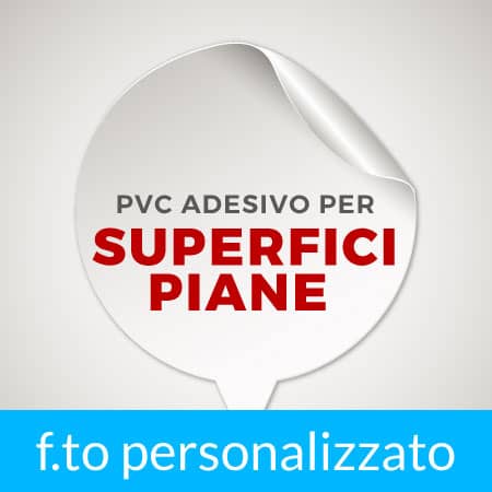 Pvc adesivo per superfici piane formato personalizzato - PegPoint