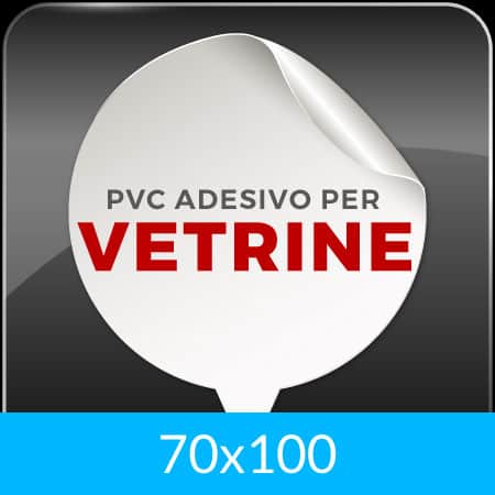 Pvc adesivo per vetrine e vetri 70x100 - PegPoint
