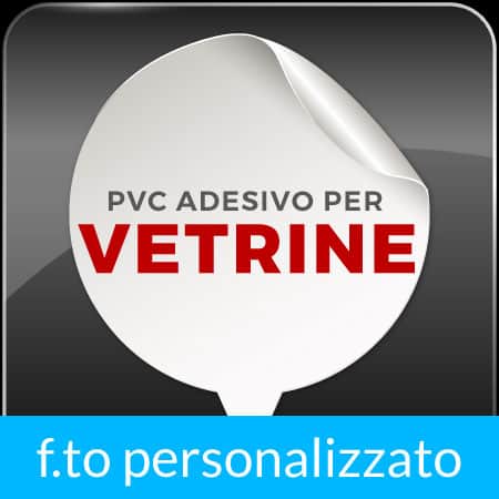 Pvc adesivo per vetrine e vetri formato personalizzato - PegPoint