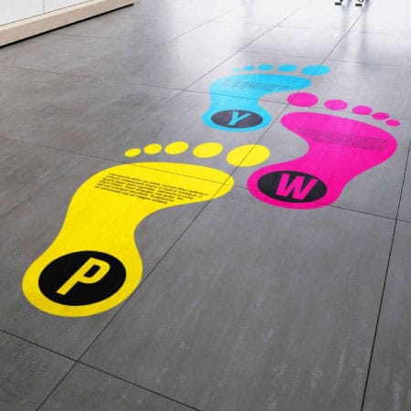 PVC adesivo calpestabile per pavimenti