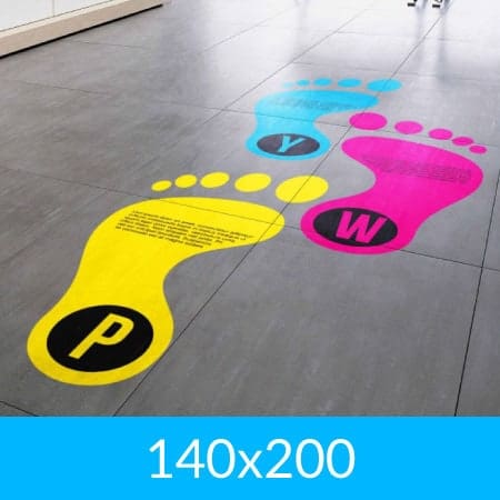 Pvc adesivo calpestabile per pavimenti 140x200 - PegPoint Pvc adesivo calpestabile per pavimenti 140x200 - PegPoint