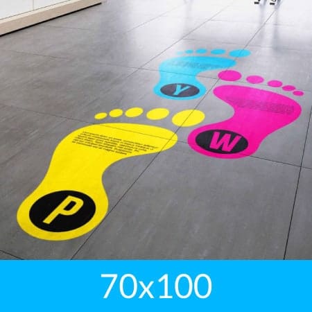 Pvc adesivo calpestabile per pavimenti 70x100 - PegPoint