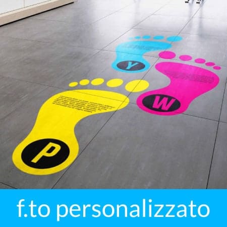 Pvc adesivo calpestabile per pavimenti formato personalizzato - PegPoint