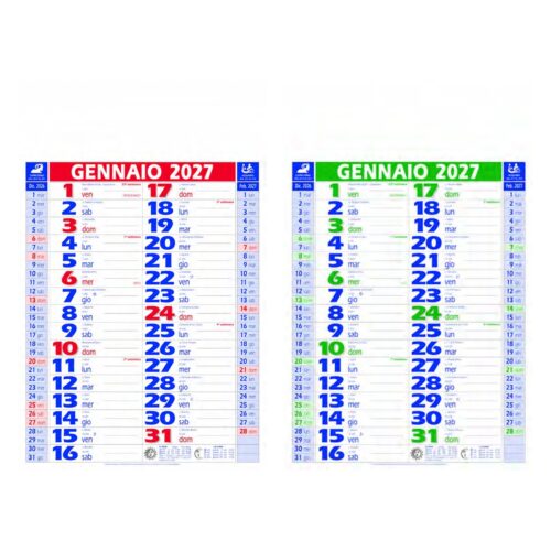 Calendario olandese personalizzato PA620 Smart 2027