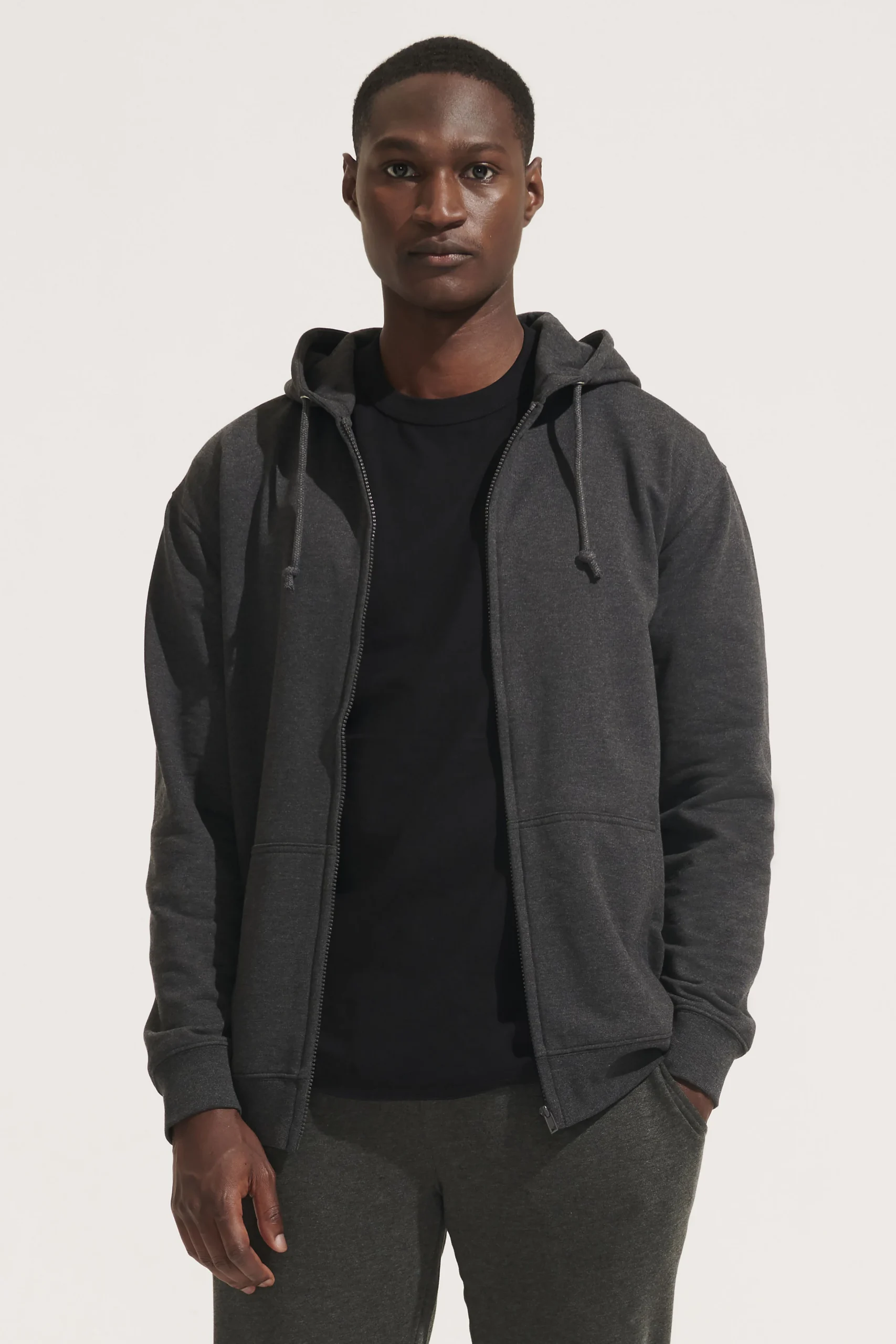Felpa SOL’S Carter full zip con cappuccio