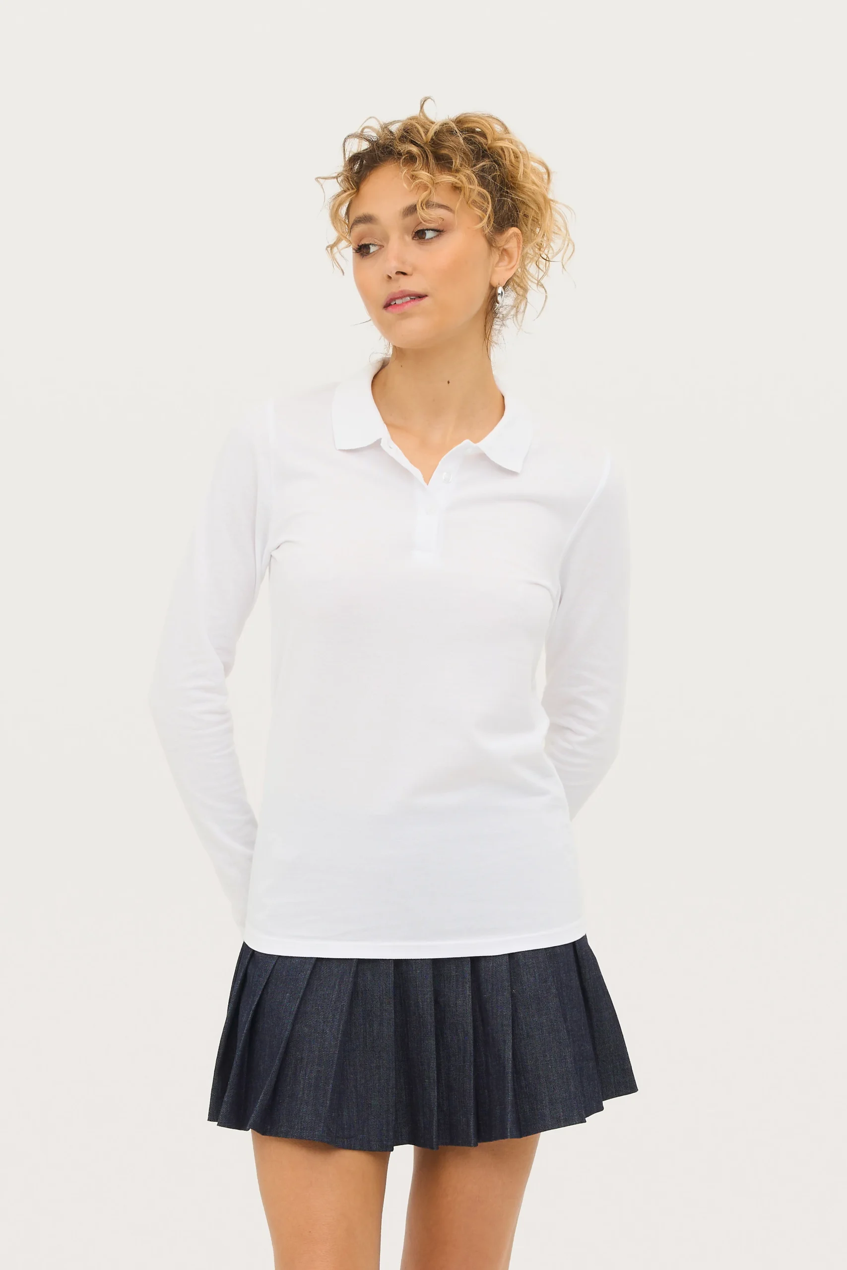 Polo SOL’S Perfect LSL Woman personalizzabile con stampa DTF PegPoint
