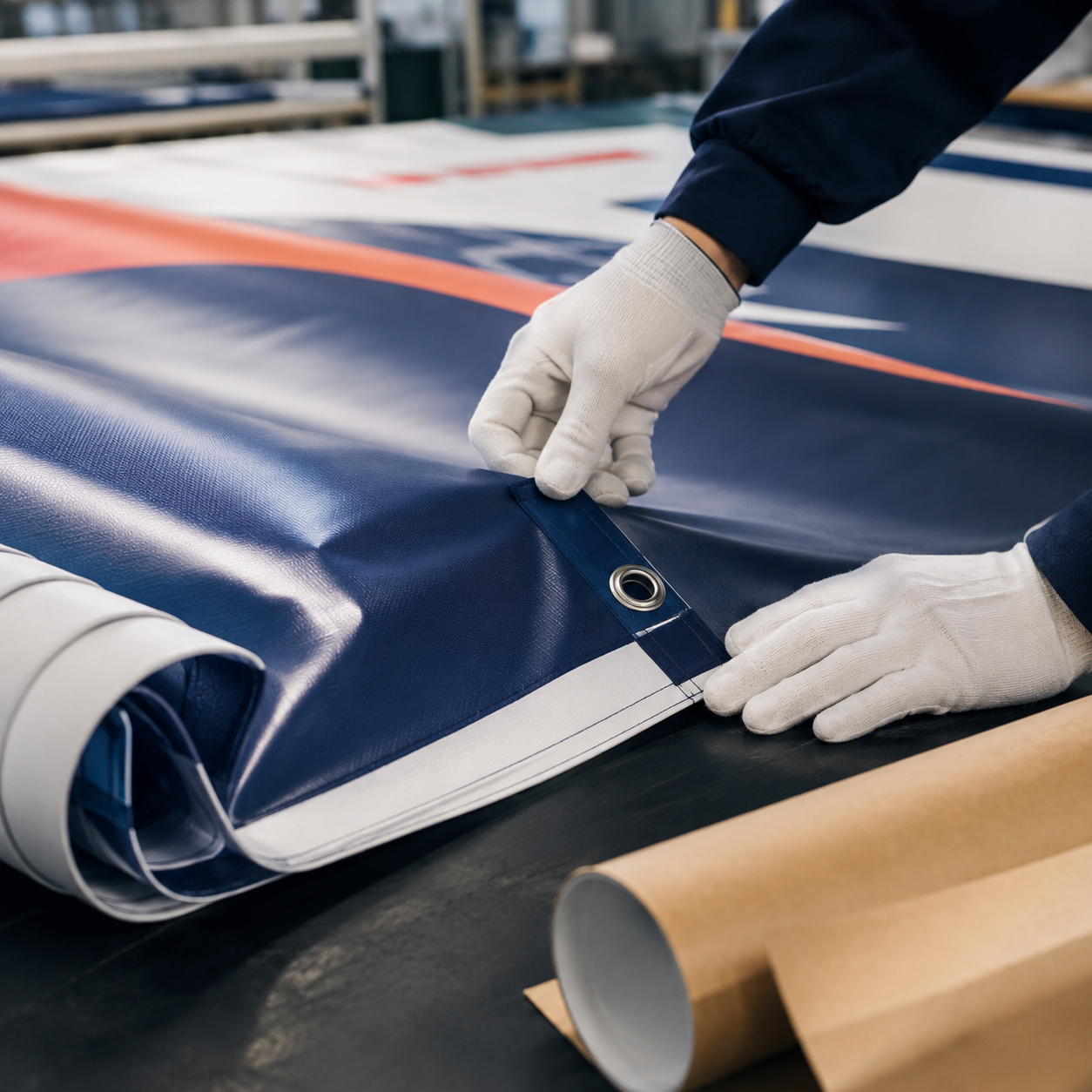 Produzione e finitura di banner e striscioni personalizzati