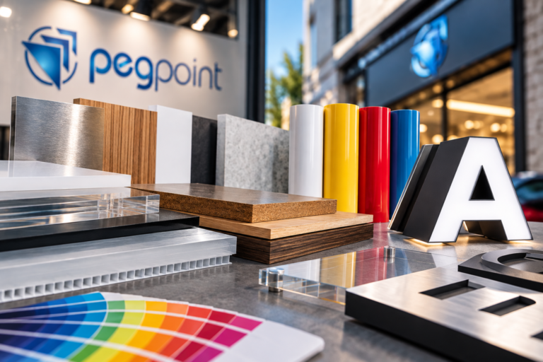 Tipologie di materiali per insegne: confronto e utilizzi