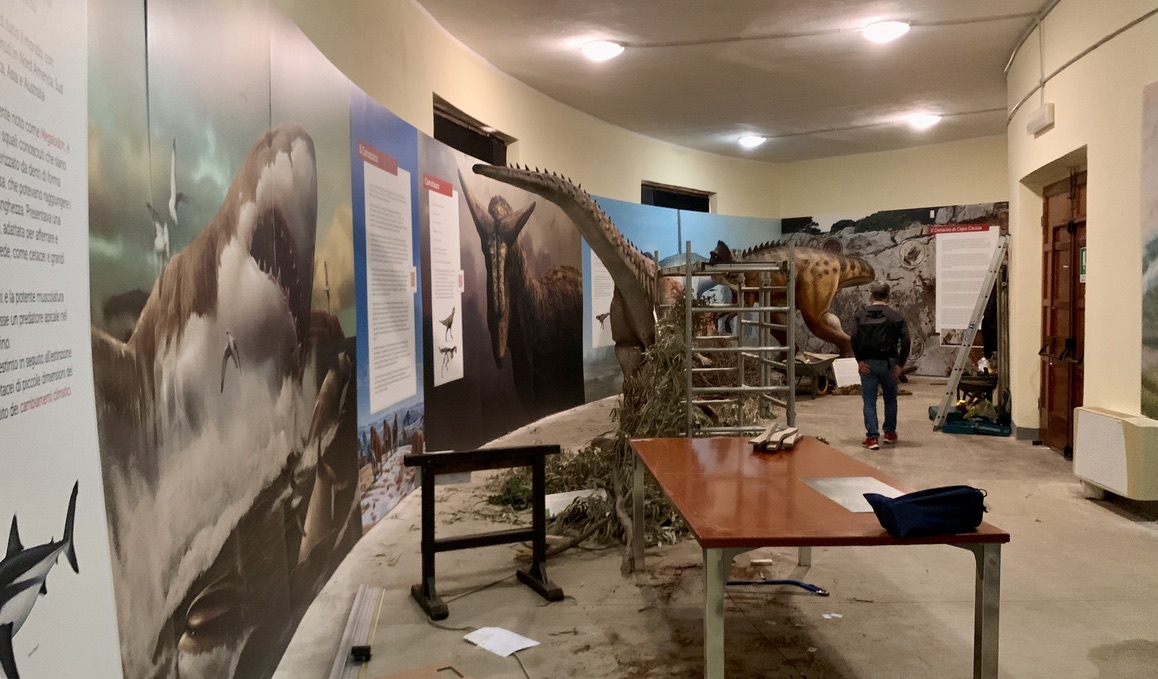 Mostra Algherex a Casa Gioiosa – 1 – stampa e installazione PegPoint