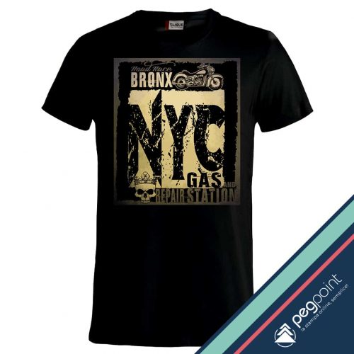 T-shirt Unisex Bronx NYC stampa digitale diretta - PegPoint