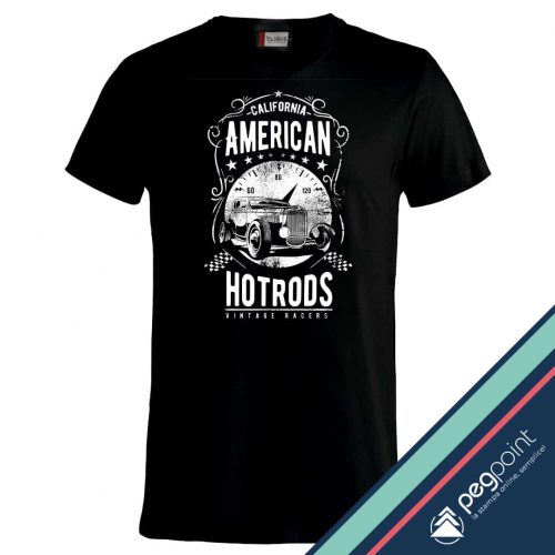 T-shirt Unisex American Hotrods stampa digitale diretta - PegPoint
