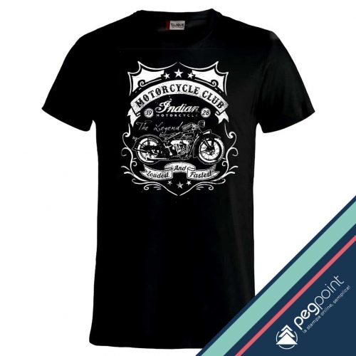 T-shirt Unisex Motorcycle Club stampa digitale diretta - PegPoint