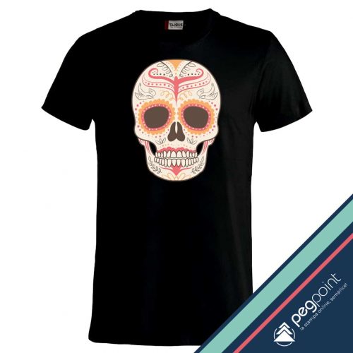T-shirt Unisex Teschio Messicano Calavera stampa digitale diretta - PegPoint